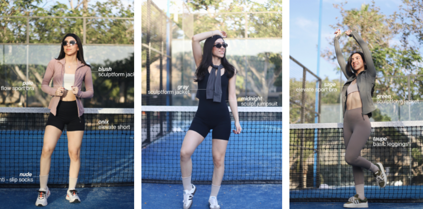 Collection of 3 looks imprescindibles con tu Sculptform Jacket in a gallery layout