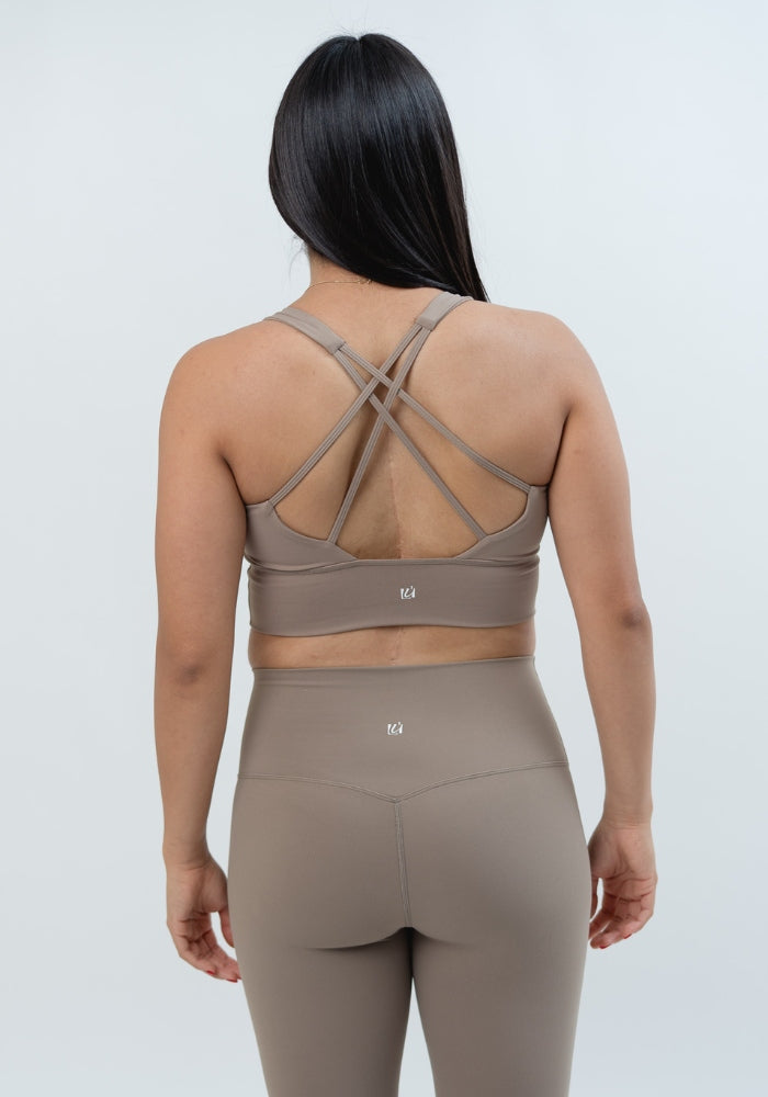 Collection of Silque Bra in Taupe in a gallery layout