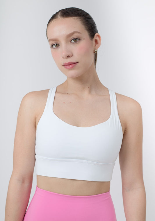 White Sport Bra