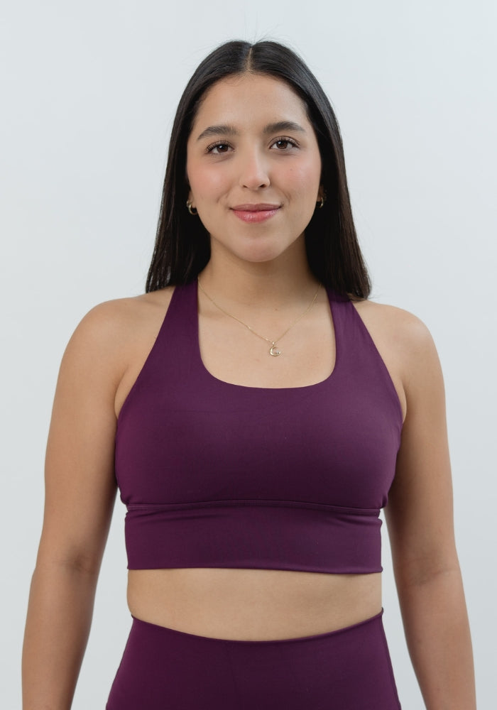 Collection of Silque Bra in Merlot in a gallery layout
