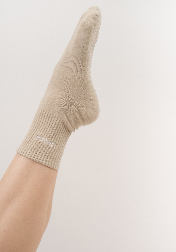 Collection of Nude Anti-Slip Socks in a gallery layout