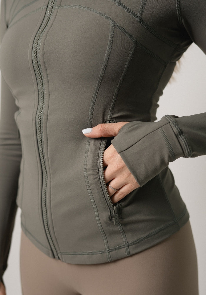 Collection of Green SculptForm Jacket in a gallery layout