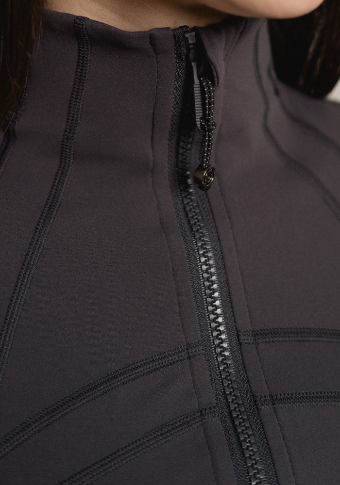 Collection of Gray SculptForm Jacket in a gallery layout