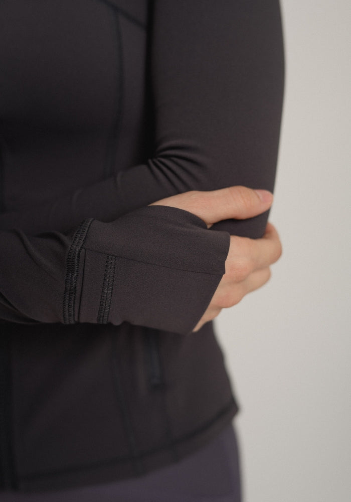 Collection of Gray SculptForm Jacket in a gallery layout