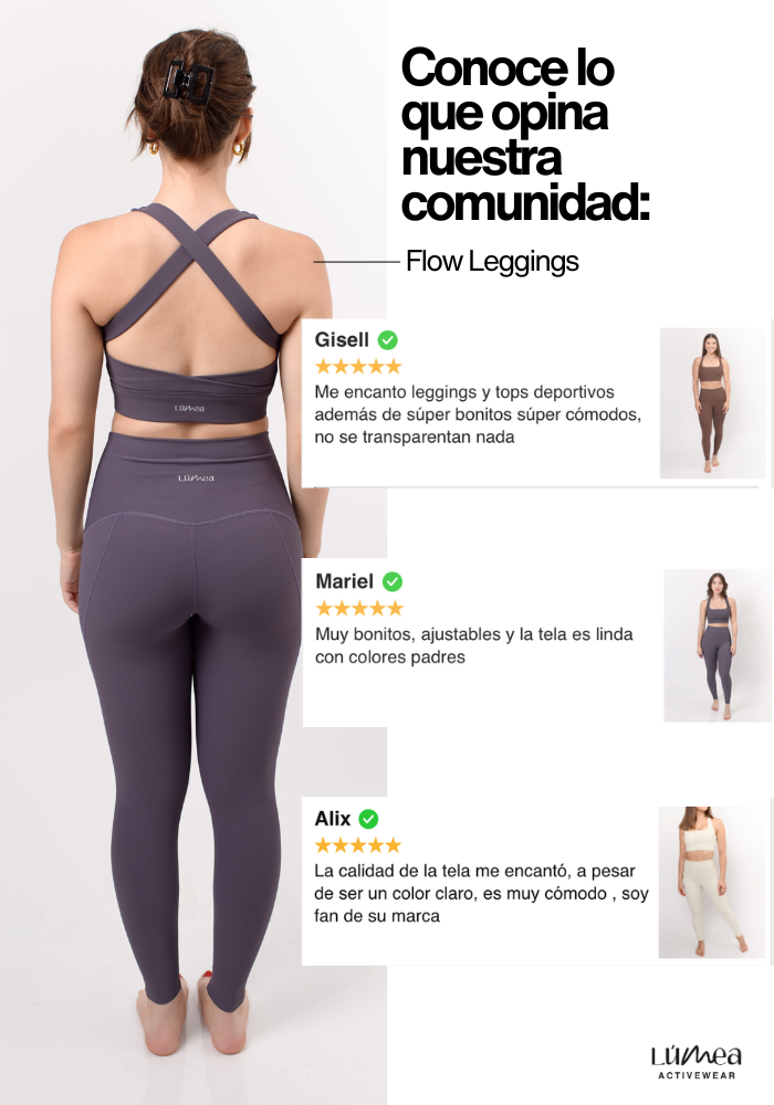 Collection of Pale Ribbed Flow Leggings in a gallery layout