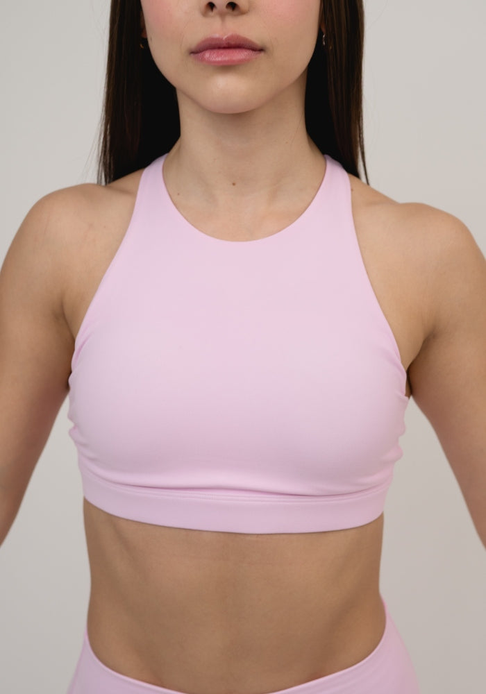 Collection of Bubble Gum Bloom Sport Bra in a gallery layout