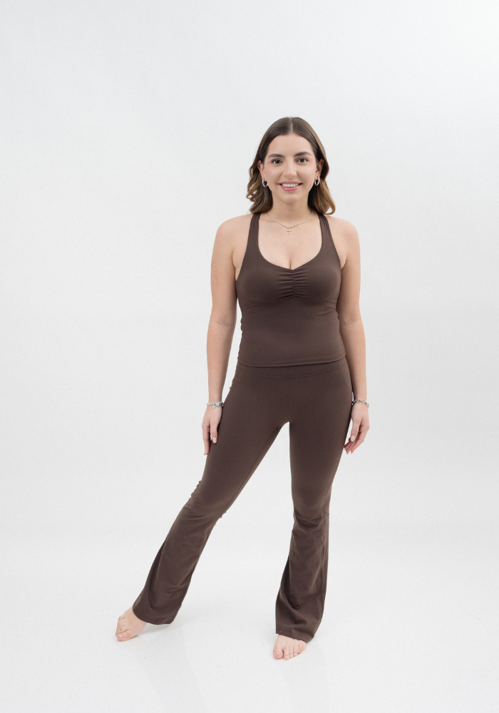 Collection of Cocoa Essence Leggings in a gallery layout
