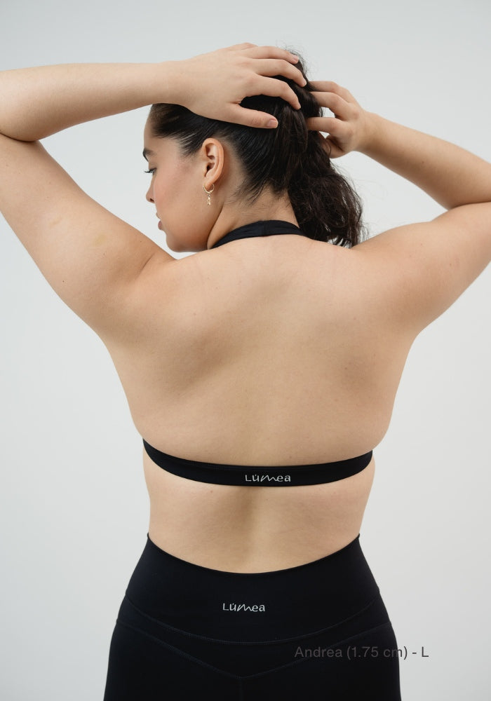Collection of Black Refine Sport Bra in a gallery layout