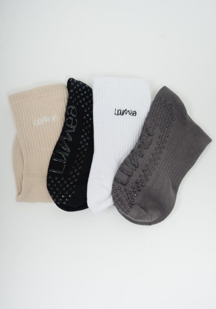 Collection of 4 Pack Anti-Slip Socks in a gallery layout