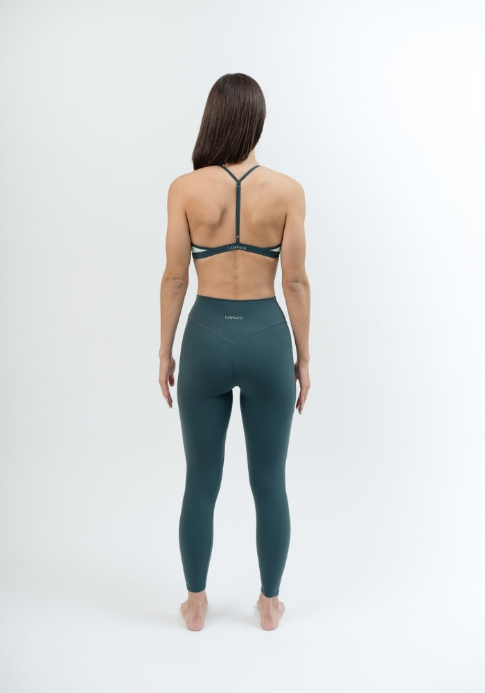 Collection of Silque Contrast Sport Bra in Peppermint in a gallery layout