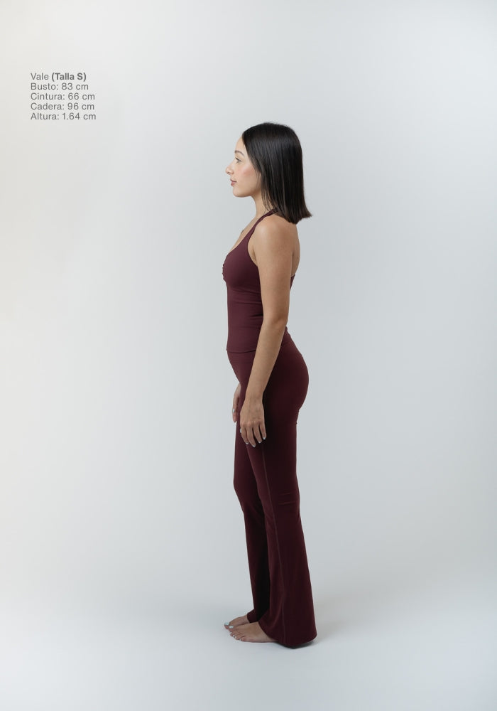 Collection of Silque Flare Leggings in Cherry Soda in a gallery layout