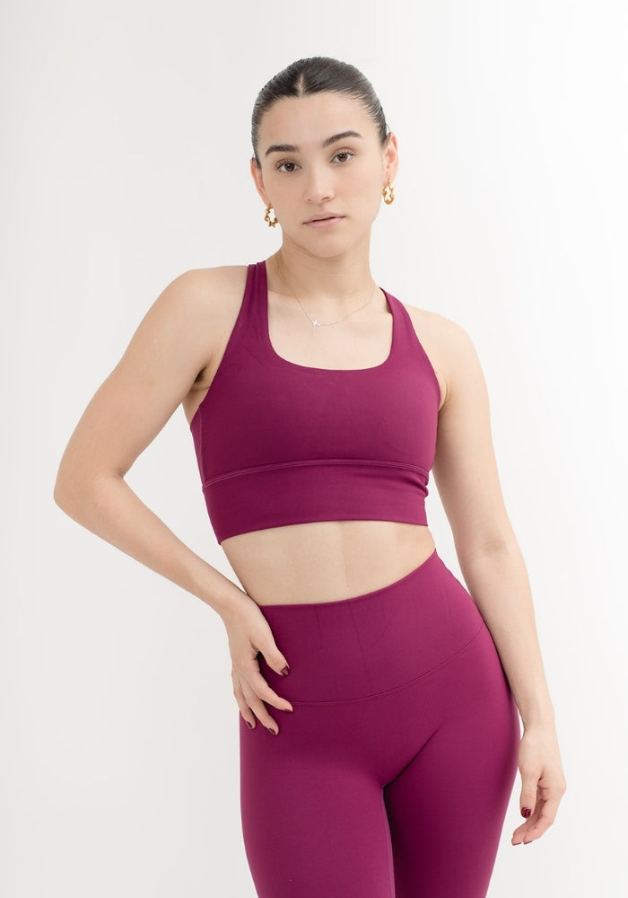 Plum Basic Bra