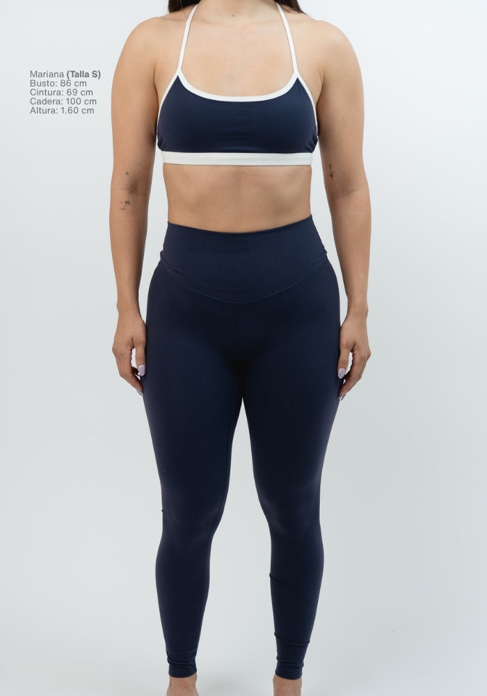 Collection of Silque Set Contrast in True Navy in a gallery layout