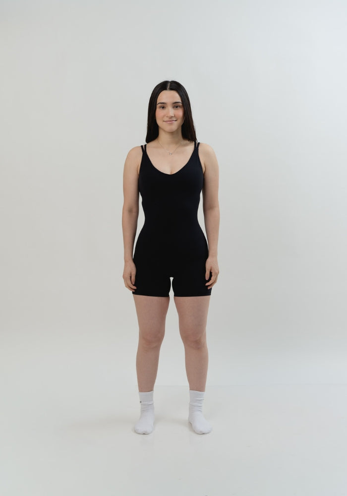 Collection of Silque Jumpsuit in Midnight in a gallery layout