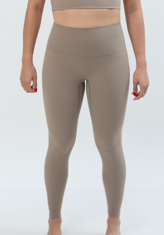 Collection of Silque Leggings in Taupe in a gallery layout
